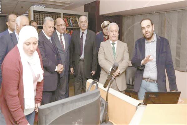 المهندس عبدالصادق الشوربجي يشهد عرضًا تقديميًا للموقع الإلكترونى الجديد لوكالة أنباء الشرق الأوسط