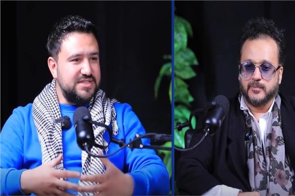 المطرب إيساف والكاتب الصحفي ياسر ربيع