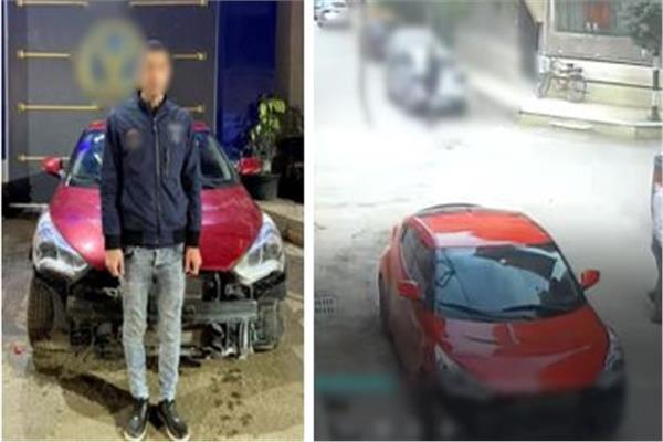 المتهمين عقب القبض عليه
