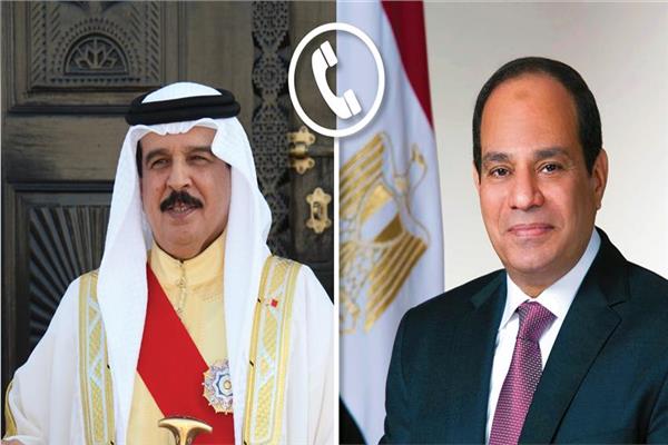 الرئيس السيسي وملك البحرين
