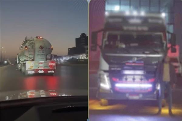 ضبط قائد سيارة نقل
