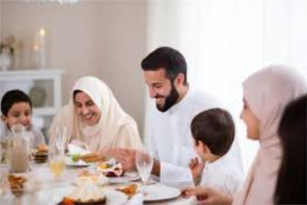 العيد في المنزل