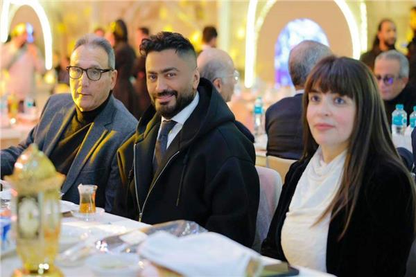 النجم تامر حسني في ضيافه البنك الاهلي المصري «ليلة رمضانية»