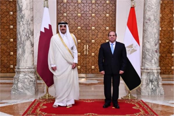 الرئيس عبد الفتاح السيسي خلال زيارته لـ قطر