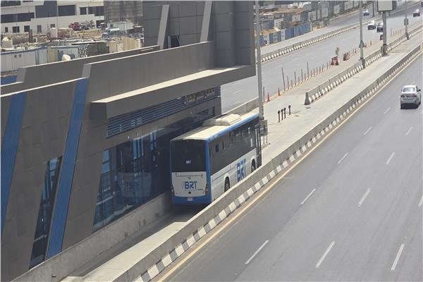 دخول محطة المشير طنطاوي بمشروع الأتوبيس الترددي BRT الخدمة 