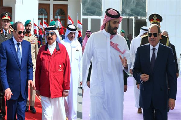 الرئيس عبد الفتاح السيسي خلال زيارة السعودية والبحرين