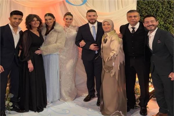خطوبة ملك أحمد زاهر وشريف عمرو الليثي في حفل عائلي