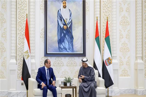 الرئيس السيسي في زيارة لـ الإمارات 