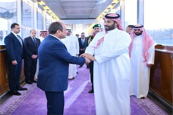الرئيس السيسي وولي العهد السعودي