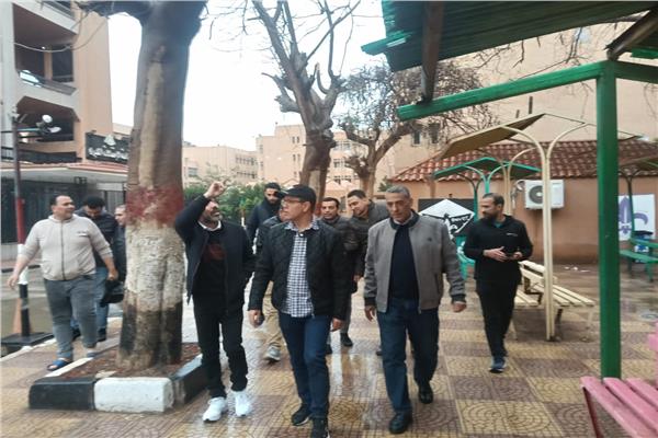 رئيس جامعة بنها يتفقد المنشآت الجامعية 