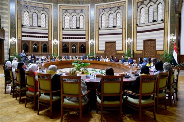السيد الرئيس عبد الفتاح السيسي خلال الاحتفالية