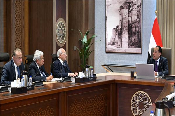 التقى الدكتور مصطفى مدبولي  اليوم  بالعاصمة الجديدة أعضاء اللجنة الاستشارية للشئون السياسية