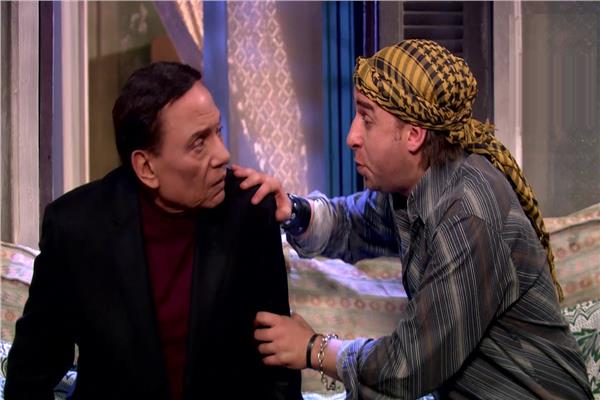 الفنان نضال الشافعي والزعيم عادل إمام