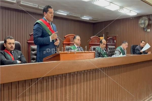 هيئة المحكمة برئاسة المستشار الدكتور رضا أحمد عيد