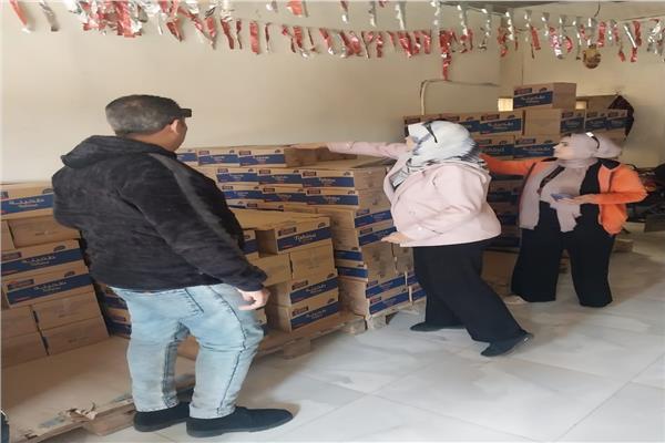 جانب من الحملات التموينية