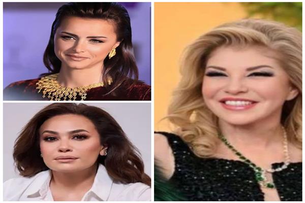 هالة سرحان وهند صبري ونور