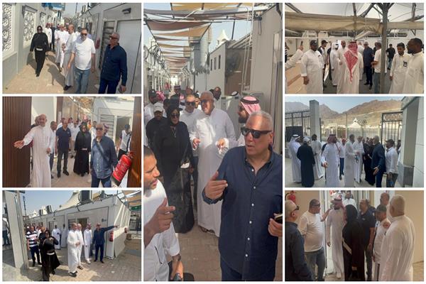 جولة بالمخيمات في المشاعر المقدسة قبل أسابيع من الحج
