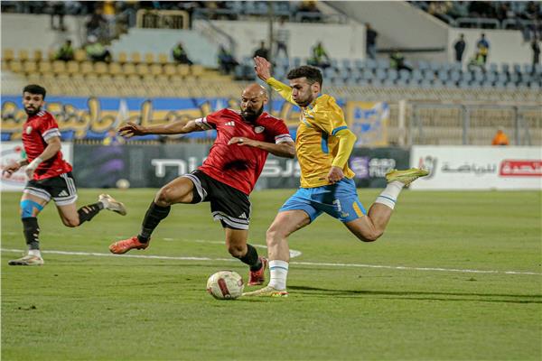 جانب من مباراة الإسماعيلي وطلائع الجيش 
