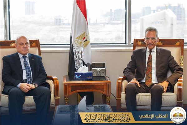 وزير شئون المجالس النيابية يستقبل رئيس هيئة النيابة الإدارية لبحث سبل التعاون