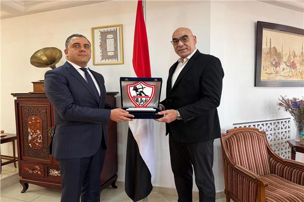 هشام نصر وسفير مصر في الجزائر