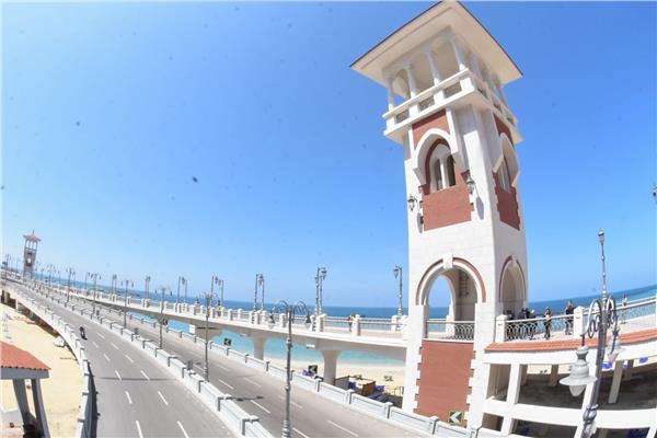  الممشى السياحي بكورنيش الإسكندرية