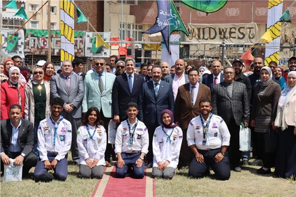   افتتاح المهرجان الكشفي الـ 45  بجامعة الإسكندرية 