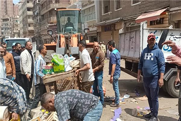 حملة لإزالة الإشغالات بدسوق
