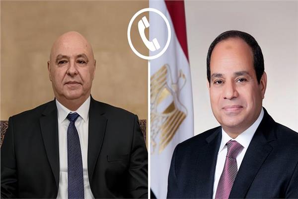 الرئيس السيسي والرئيس اللبناني