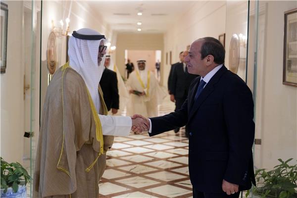 الرئيس السيسي يستقبل  وزير خارجية دولة الكويت الشقيقة
