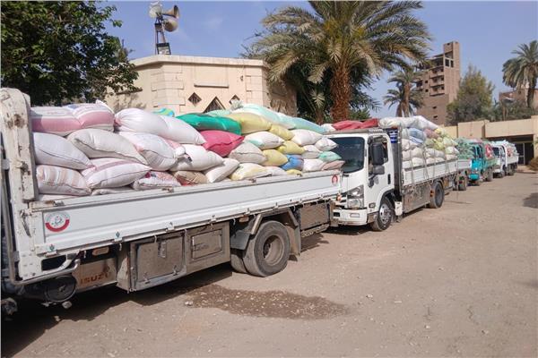 جانب من اعمال توريد القمح