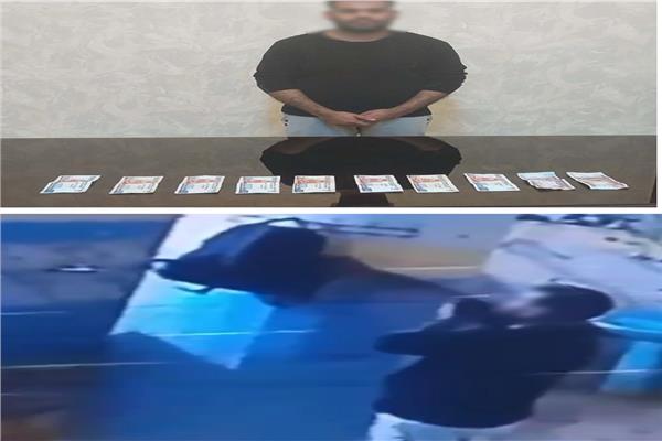 المتهم عقب القبض عليهم 