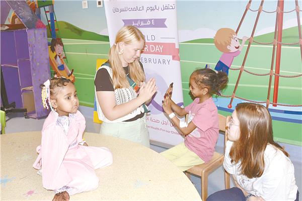موسيقى سويدى للأطفال المرضى بالأقصر  