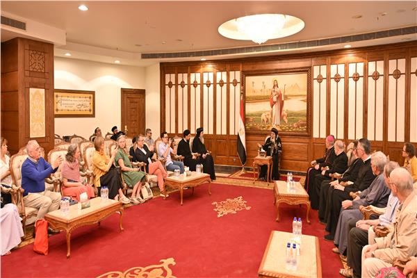 البابا تواضروس ووفد الكنائس الفرنسية