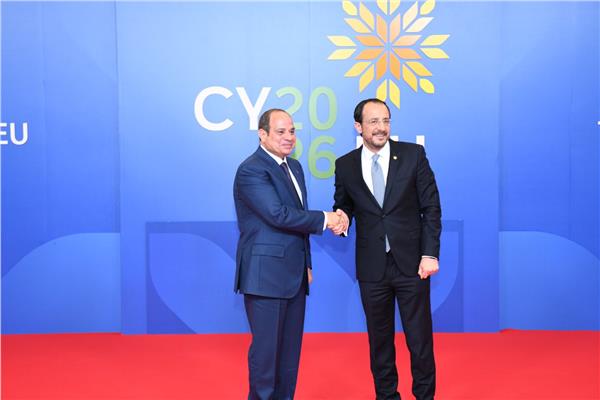 الرئيس السيسي ونظيره القبرصي
