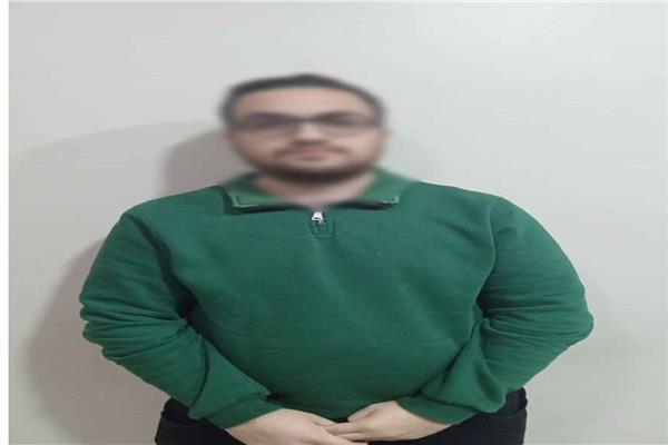 القائم بالنشر عقب ضبطه