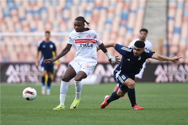 جانب من مباراة الزمالك وإنبي