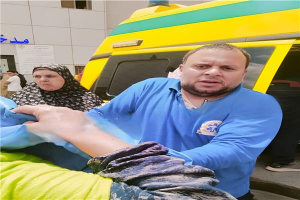 سيدة تلد توأم داخل سيارة إسعاف بالغربية