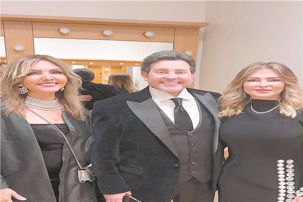صورة أرشيفية لهانى شاكر ونادية مصطفى