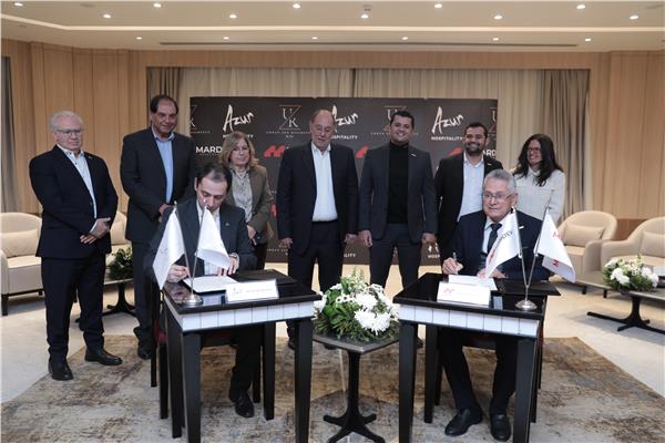  توقيع اتفاقية إدارة وتشغيل بين شركة  (Mardev) و (Azur) لإدارة الفنادق والمنتجعات
