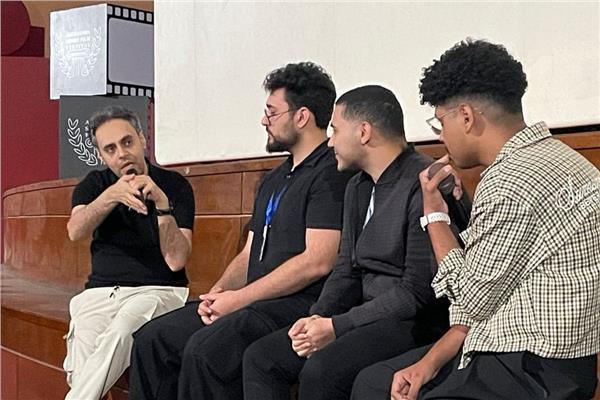 أندرو محسن وصناع الأفلام بمهرجان الإسكندرية
