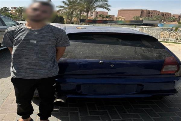 السائق بعد ضبطه
