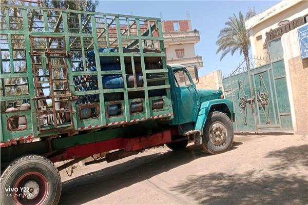 ضبط ٢٠٠ أسطوانة بوتاجاز