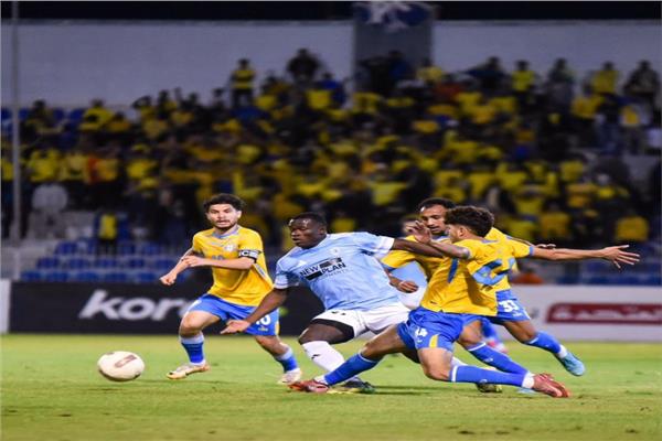جانب من مباراة غزل المحلة والإسماعيلي في الجولة الثامنة 