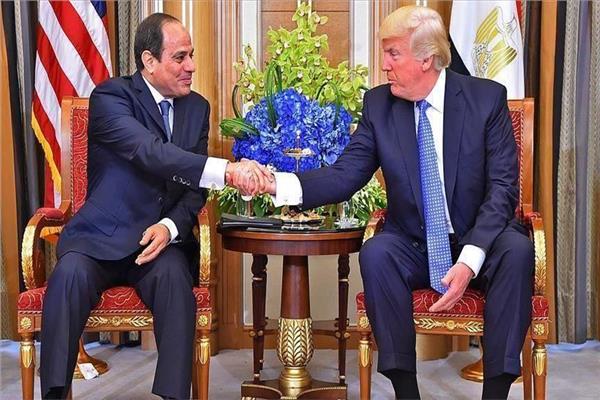الرئيس عبد الفتاح السيسي ونظيره الأمريكي دونالد ترامب - أرشيفية