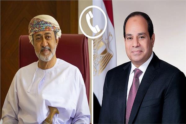 السيد الرئيس عبد الفتاح السيسي وجلالة السلطان هيثم بن طارق