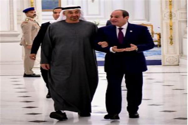 الرئيس عبد الفتاح السيسي خلال زيارته إلى دولة الإمارات