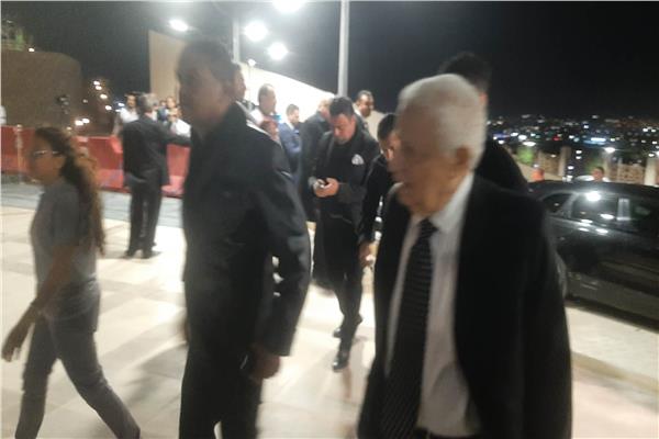 مرتضى منصور في عزاء هاني شاكر بمسجد أبو شقة