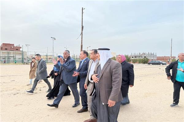 خلال الجولة بملعب مركز شباب بئر العبد