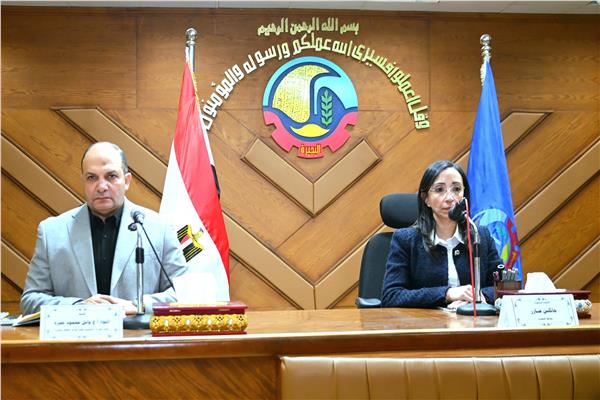 الدكتورة جاكلين عازر  محافظ البحيرة