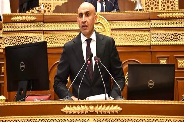 وزيرالتعليم  خلال الجلسة العامة لمجلس الشيوخ